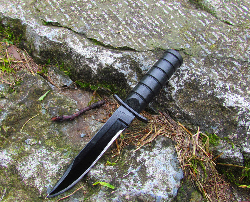 Stainless steel camping survival knife