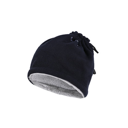 Outdoor Plush Bib Cold Proof And Warm Wool Hat Wind Proof And Fashionable