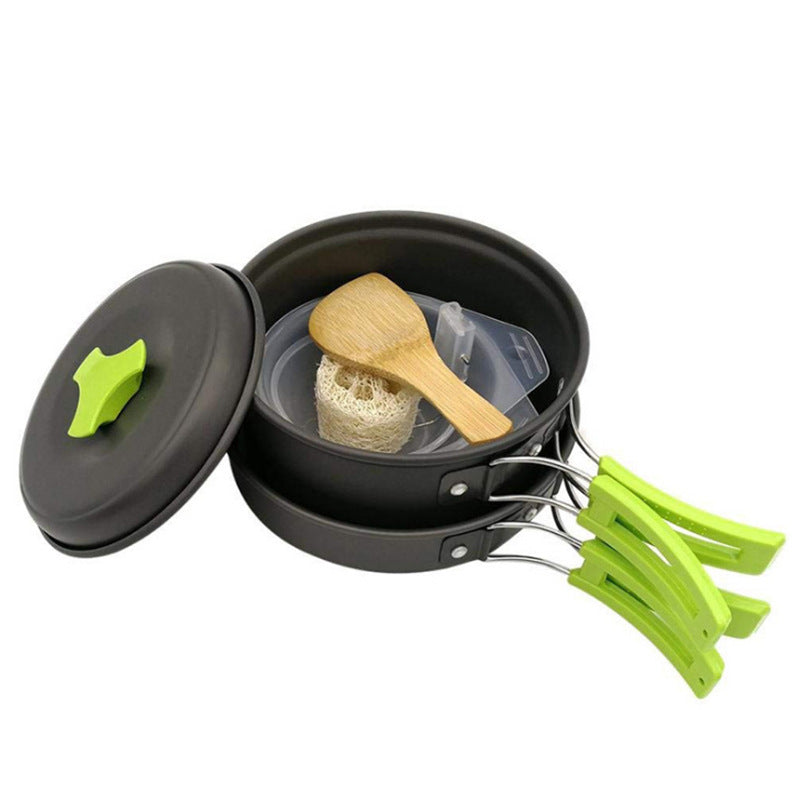 Outdoor cookware 1-2 people camping cookware set