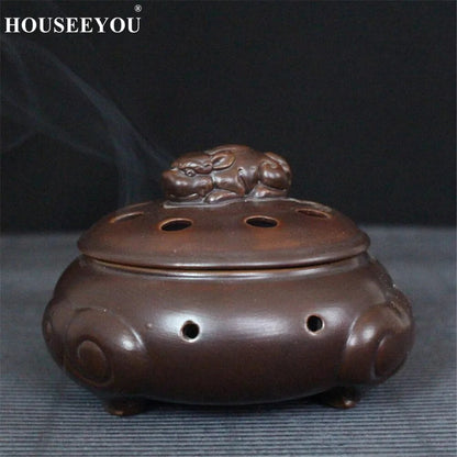 Ancient Wealth Animal Coil Incense Burner Stick Incense Holder Stand Censer Home Decoration Aroma Perfume Flavor Spice Fragrance