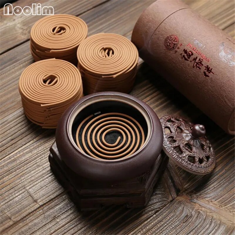 120Pcs/Box Package High Quality Sandalwood Incense Coil Natural Scent Aroma For Yoga Home Decor Smell Removing Fragrance
