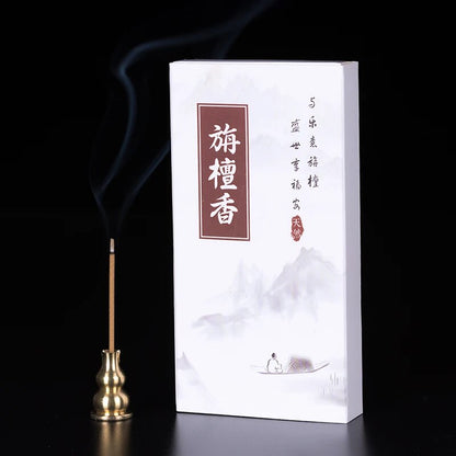 PINNY 10.5CM Natural Short Stick Incense 150-170 Pcs Portable Aromatic Incense Sticks Sandalwood Home Fragrance Buddhist Porta