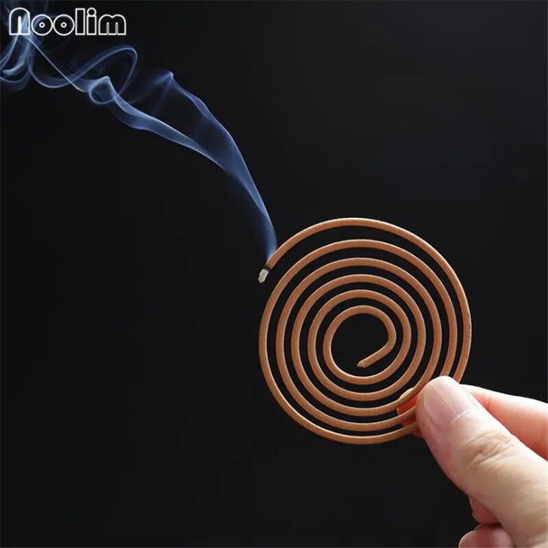 120Pcs/Box Package High Quality Sandalwood Incense Coil Natural Scent Aroma For Yoga Home Decor Smell Removing Fragrance