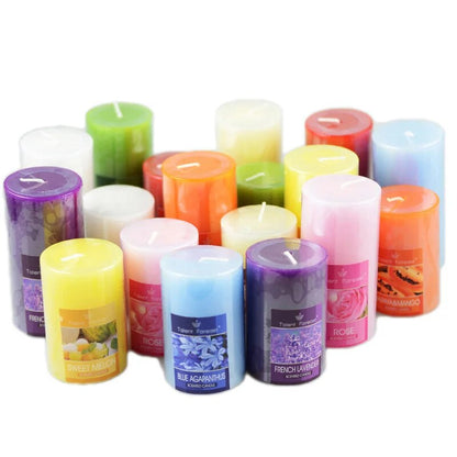 Cylindrical Aromatherapy Smokeless Candle Romantic Scented candles Fragrance Aroma Air Cleaner Wedding Birthday gift