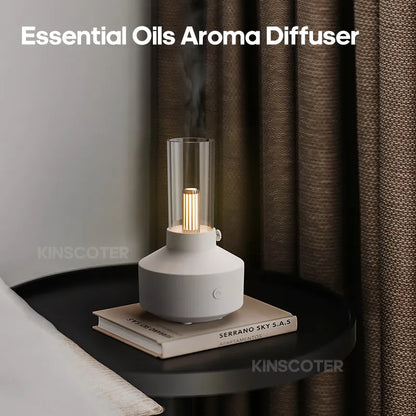 KINSCOTER Aromatherapy Essential Oil Fragrance Diffuser, Electric USB Aroma Diffuser, Mini Bedroom Ultrasonic Air Humidifier