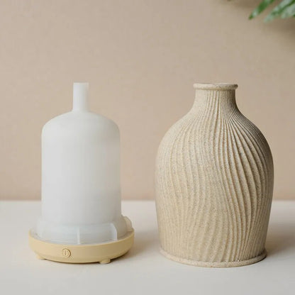 Essential Oil Diffuser Fragrance Ceramic Wax Burner Fashionable Ultrasonic Mini  Air Humidifier for Home Bedroom Living Room