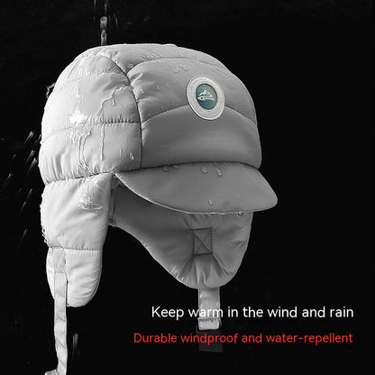 Thermal And Windproof Water Repellent Down Hat